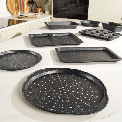 BW070371EU7 Silver Marblestone 27cm Loaf Pan