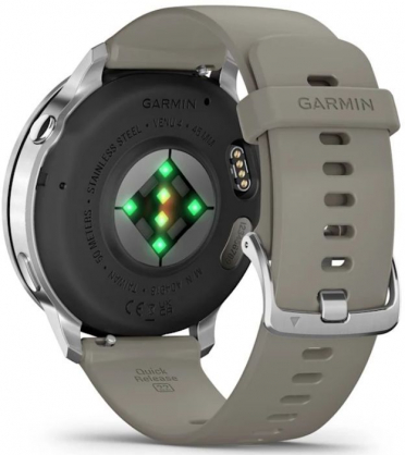 Venu 4 45mm Silver with Silver Gray Silicone Band 010-03014-01