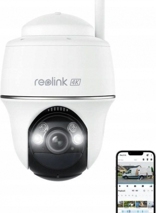 Argus Series B440 Smart 4K 8 MP Pan & Tilt Camera With Spotlights