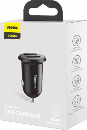 Grain Pro 2 x USB 4.8A Black