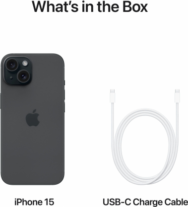 iPhone 15 128GB juodas