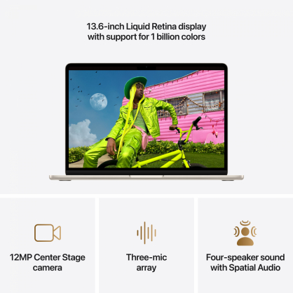 MacBook Air 13,6 Retina M5 16GB 512SSD RU Starlight Z1L3000AE