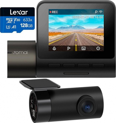 Dash Cam A200 + RC11 + Lexar 128GB Black
