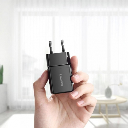 Wall Charger Universal 1A Black 50459