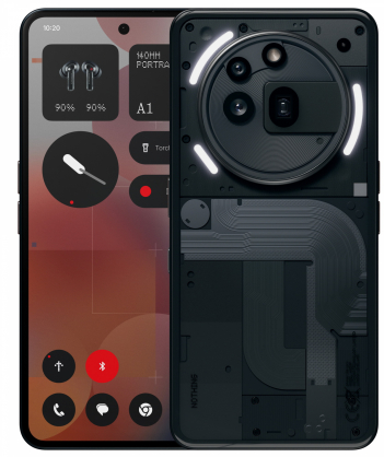 Nothing Phone 3a Pro 12 256GB Black mobilusis telefonas RDE.LT