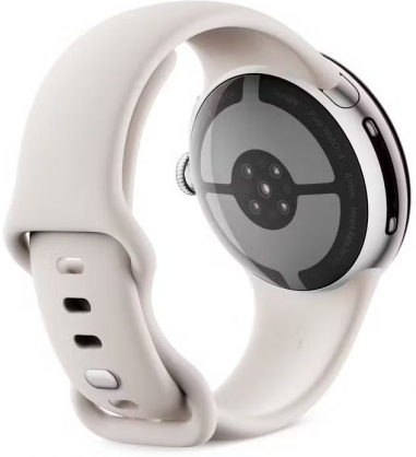 Pixel Watch 4 45mm Silver / Porcelain GA09308-EU