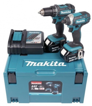 Kombinuotas rinkinys DLX2127MJ 18V 2X4,0Ah (DDF482+DTD152)
