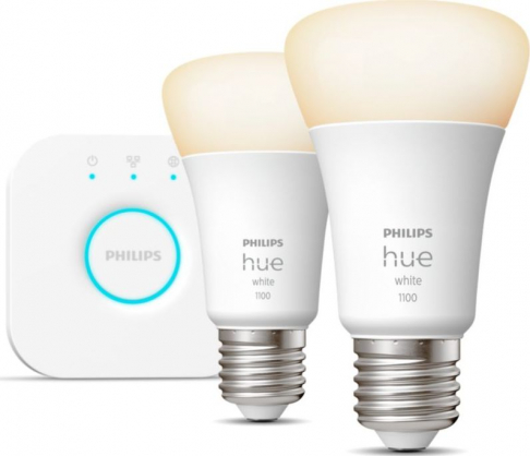 Philips Hue pradinio rinkinio tiltelis + 2 x lemputės E27 W 9.5W BT