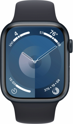 Watch Series 9 Cellular 45 mm nakties juodumo/ nakties juodumo sportinė apyrankė - M/ L