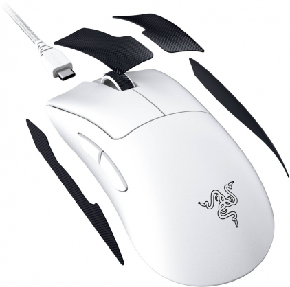Razer DeathAdder V3 Pro White kompiuterinė pelė RDE.LT