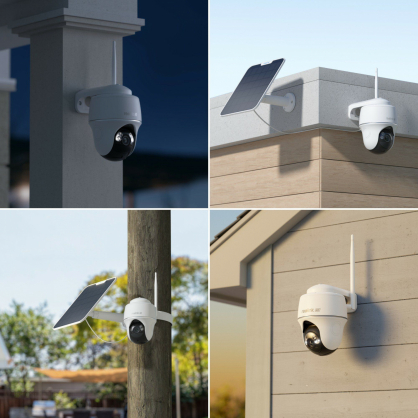 Argus Series B440 Smart 4K 8 MP Pan & Tilt Camera With Spotlights