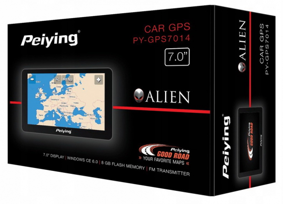 Alien PY-GPS7014 + EU map