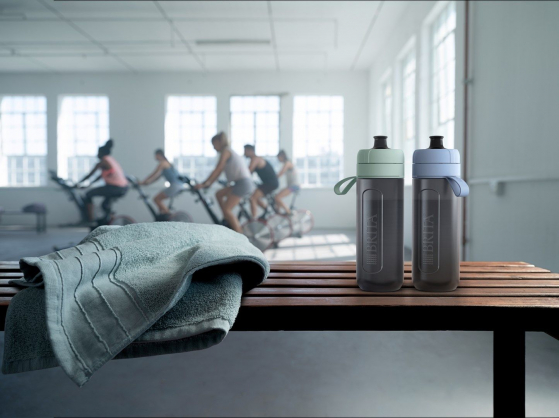 Active 2-disc Filter Bottle Blue