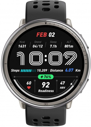 Active 2 Black Silver