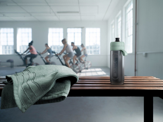 Active 2-disc Filter Bottle Green