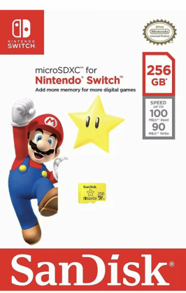Nintendo Switch 256GB micro SDXC U3