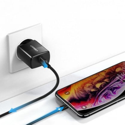 Wall Charger Universal 1A Black 50459