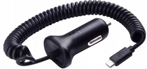 Car Charger 12/ 24V 1A Micro USB Black