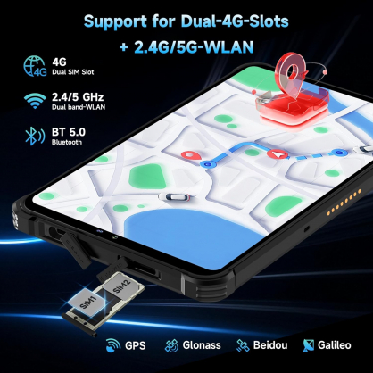 RT3 Plus 8" 4GB 128GB 4G Black