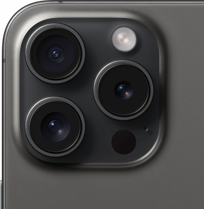 iPhone 15 Pro 128GB juodas titanas