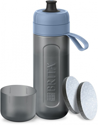 Active 2-disc Filter Bottle Blue