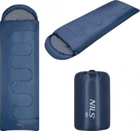 Nils Extreme NC2107 navy-gray sleeping bag size L NILS CAMP.