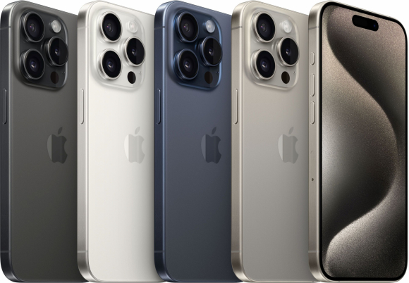 iPhone 15 Pro 128GB juodas titanas