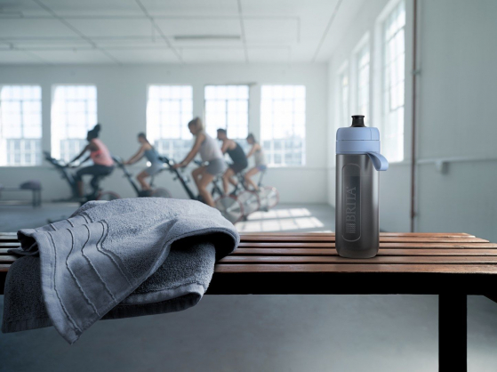 Active 2-disc Filter Bottle Blue
