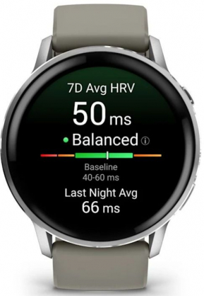 Venu 4 45mm Silver with Silver Gray Silicone Band 010-03014-01
