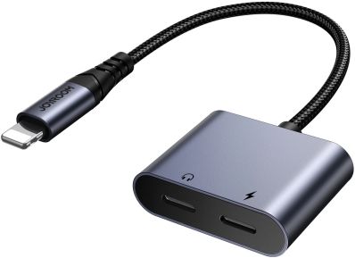 Adapter SY-L02 Lightning / 2xLightning black