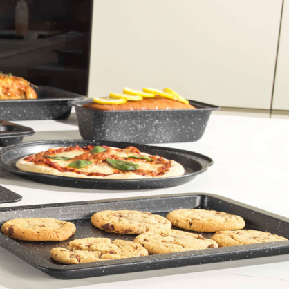BW070371EU7 Silver Marblestone 27cm Loaf Pan