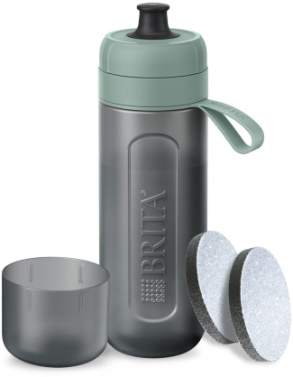 Active 2-disc Filter Bottle Green