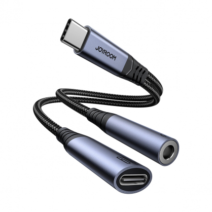 Adapter SY-C02 USB-C to USB-C 3.5mm black