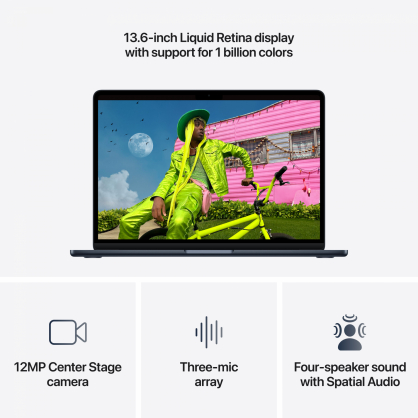 MacBook Air 13,6 Retina M5 16GB 512SSD RU Midnight Z1L6000AE