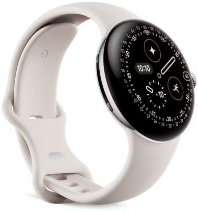Pixel Watch 4 45mm Silver / Porcelain GA09308-EU