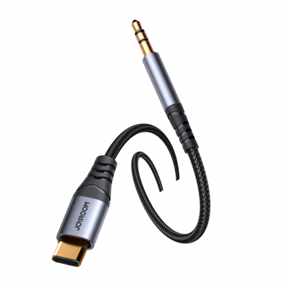 stereo audio cable AUX 3.5 mm mini jack - USB-C DAC