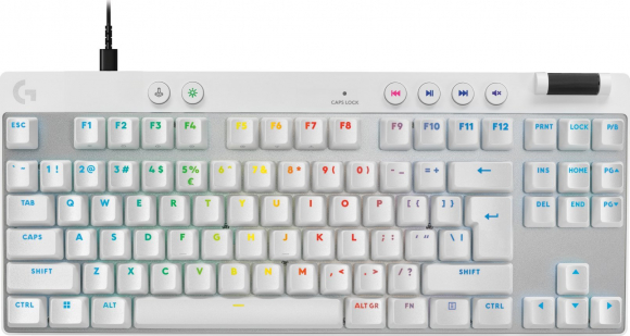 Logitech G Pro X TKL Rapid White