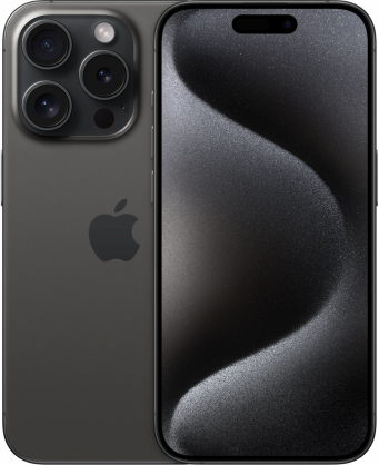 iPhone 15 Pro 128GB juodas titanas
