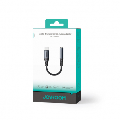 Adapter USB-C 3.5 mm mini jack black