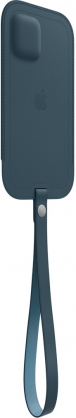 "Leather Sleeve with MagSafe iPhone 12 Pro Max" Baltic Blue