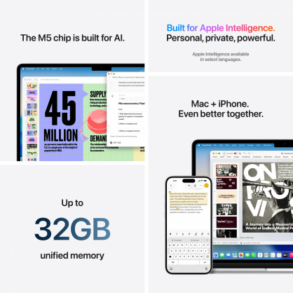 MacBook Air 15,3 Retina M5 16GB 512SSD RU Silver Z1LQ000BP