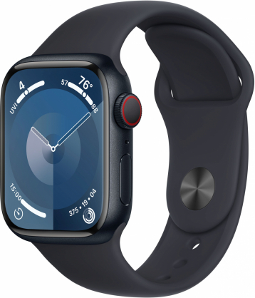 Watch Series 9 Cellular 41mm Midnight Sport Band - M/ L
