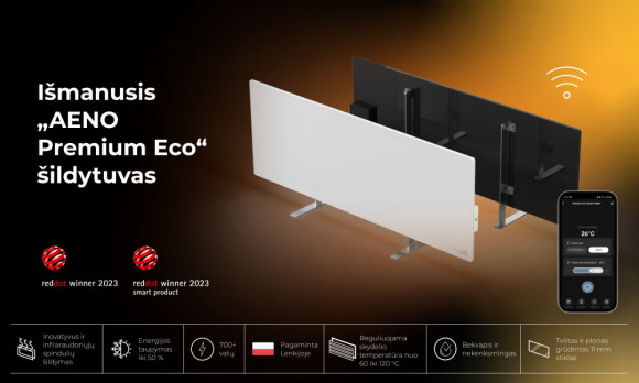 AGH0002S Premium Eco Smart Heater Black
