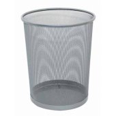 Q-Connect trash garbage can 19L silver (KF00849)