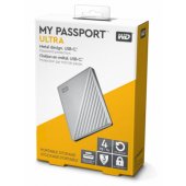 My Passport Ultra 4TB 2.5" sidabrinis WDBFTM0040BSL-WESN