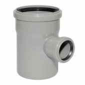 Magnaplast vidaus kanalizacijos trišakis 87° HETA 110/ 50mm (11960)