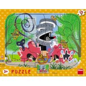 _6821102 Dino Frame Puzzle 12 pc, The Little Mole