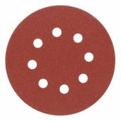 Vorel Abrasive disc P-120 125mm 8 holes 5pcs. (08582)