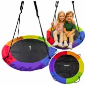 Garden Swing Stork®s Nest For Children Colorful 100cm