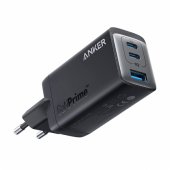 Įkroviklis GaNPrime 735 2xUSB -C 65W USB-A 65W juodas